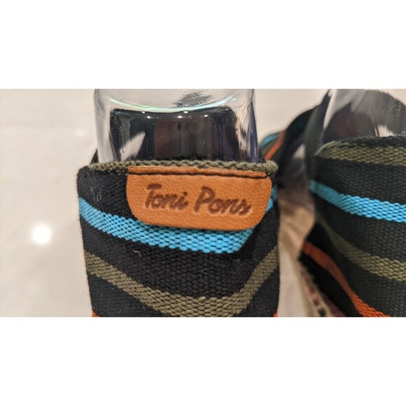 NEW~TONI PONS Cotton Multi-Striped Espadrilles Shoes/Sandals Size 41/10 - Picture 6 of 10